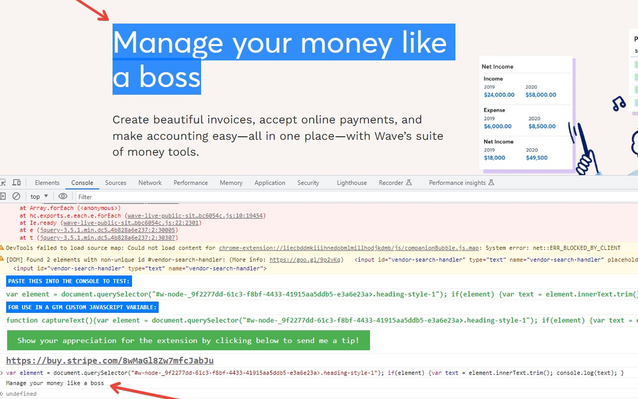 GTM Variable Builder chrome谷歌浏览器插件_扩展第1张截图