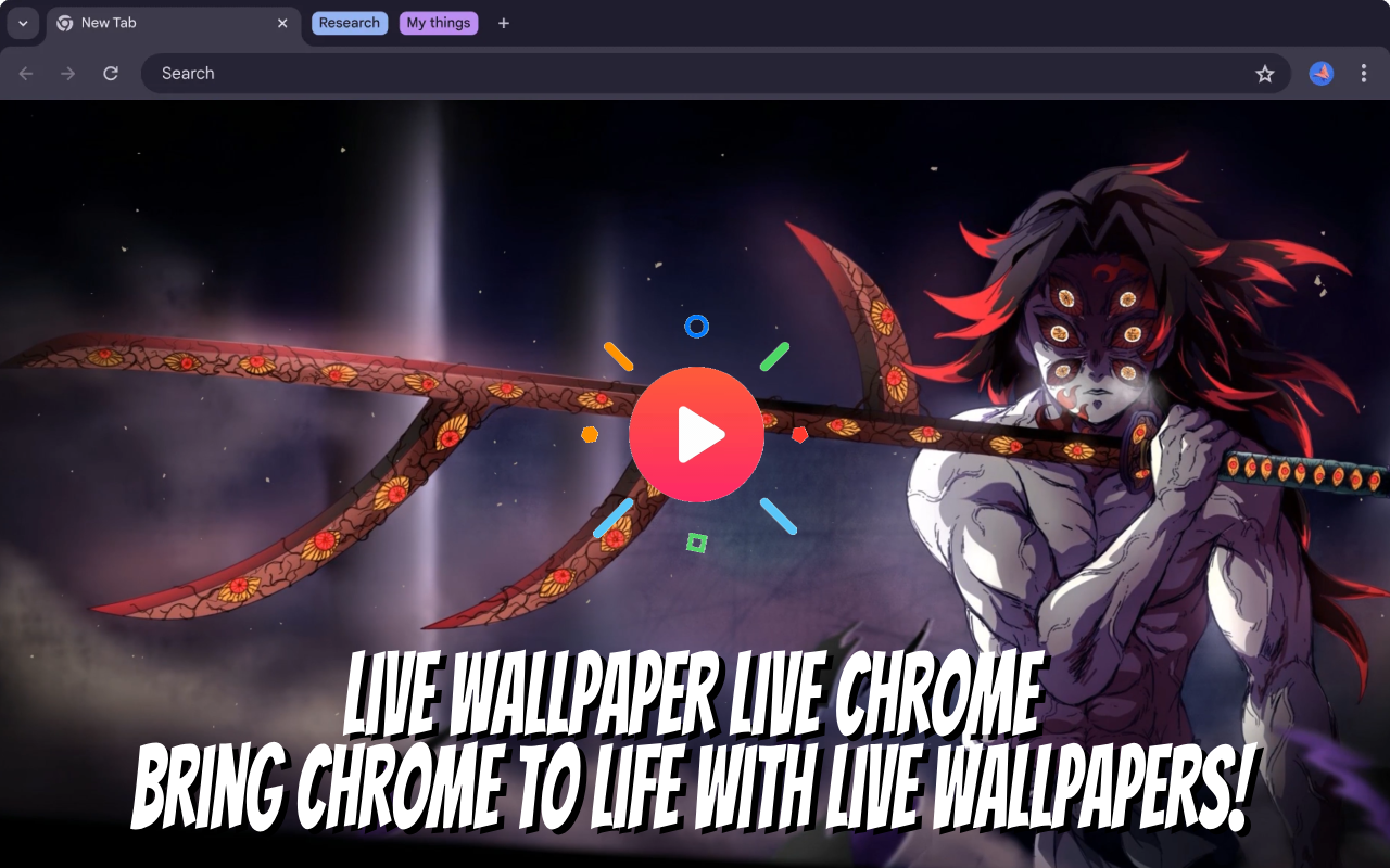 Kokushibo Demon Slayer Gameograf chrome谷歌浏览器插件_扩展第2张截图