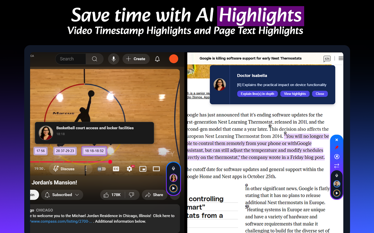 Summ - Voice Chat with YouTube, Articles & ChatGPT chrome谷歌浏览器插件_扩展第1张截图