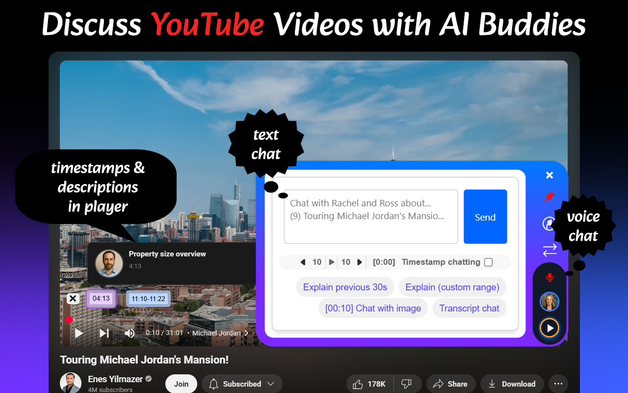 Summ - Voice Chat with YouTube, Articles & ChatGPT chrome谷歌浏览器插件_扩展第5张截图