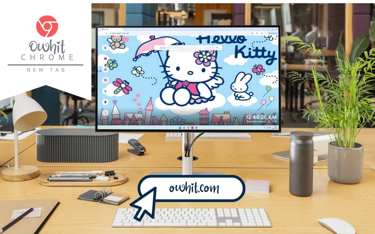 Hello Kitty Wallpaper chrome谷歌浏览器插件_扩展第2张截图