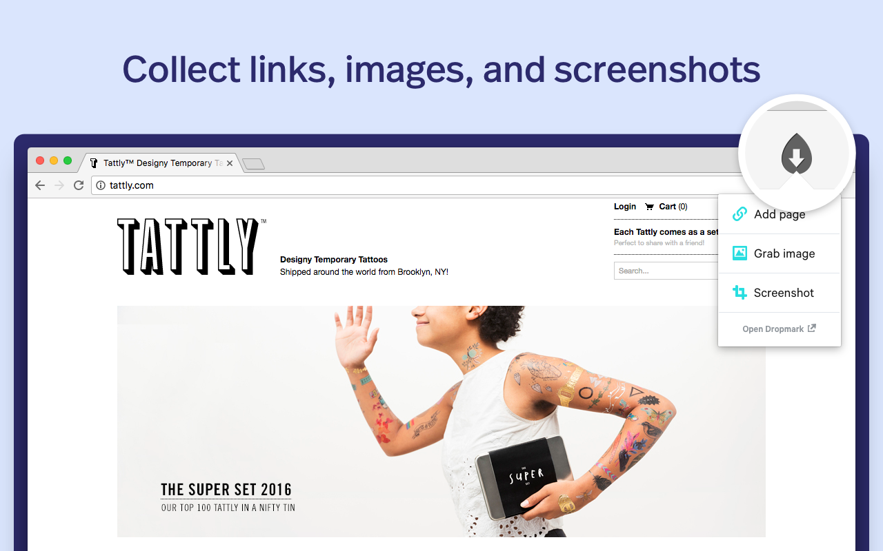Add to Dropmark chrome谷歌浏览器插件_扩展第4张截图