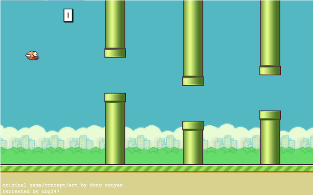 Flappy Bird Classic Game chrome谷歌浏览器插件_扩展第1张截图