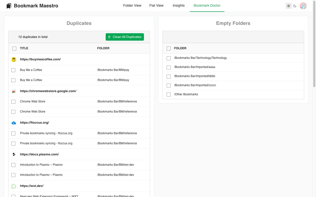 Bookmark Maestro chrome谷歌浏览器插件_扩展第3张截图