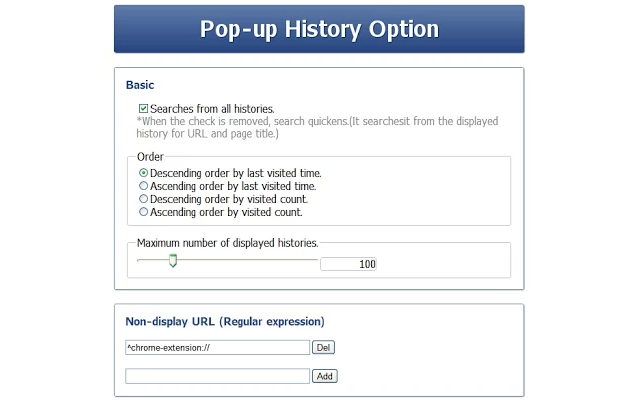 Pop-up History chrome谷歌浏览器插件_扩展第3张截图