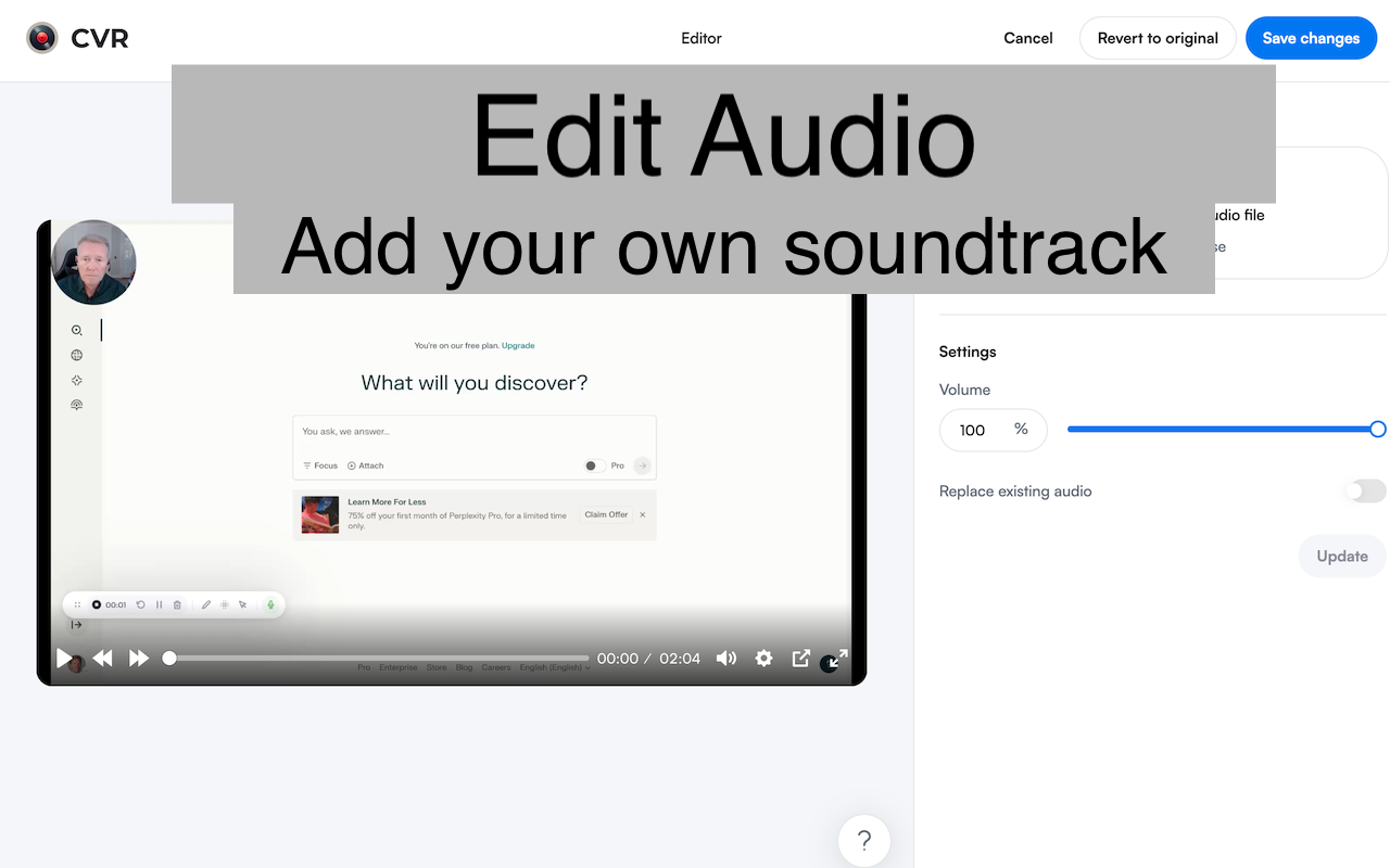 CVR: Chrome Video Recorder chrome谷歌浏览器插件_扩展第3张截图