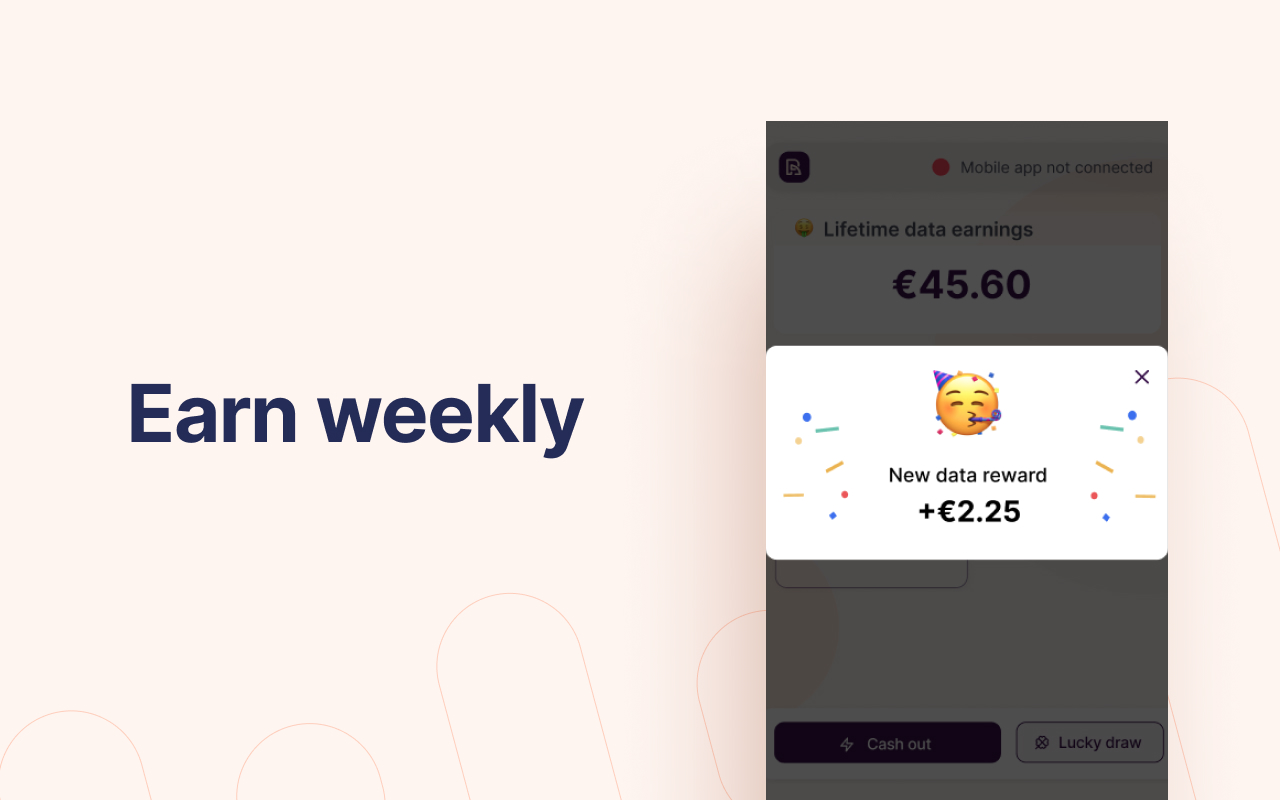 Rita - Earn from your data chrome谷歌浏览器插件_扩展第4张截图