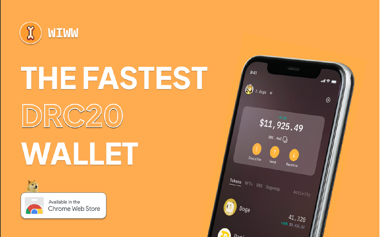 WIWW DRC20 Wallet chrome谷歌浏览器插件_扩展第2张截图