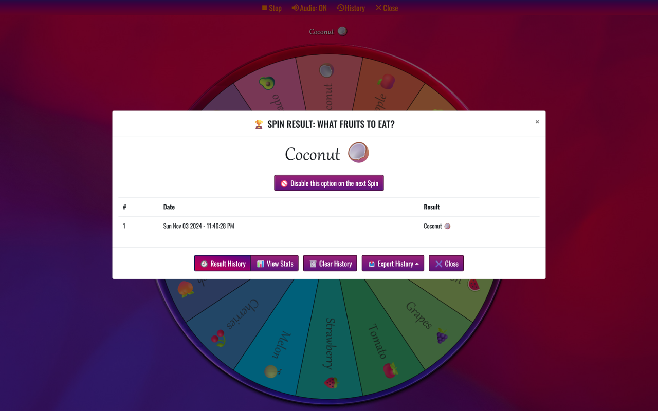 Spin The Wheel Random Picker chrome谷歌浏览器插件_扩展第1张截图