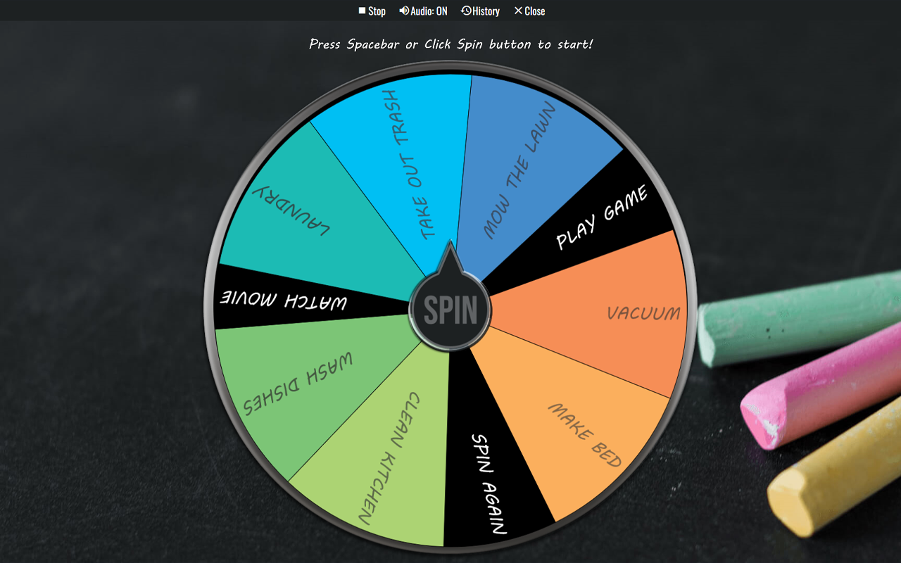 Spin The Wheel Random Picker chrome谷歌浏览器插件_扩展第2张截图