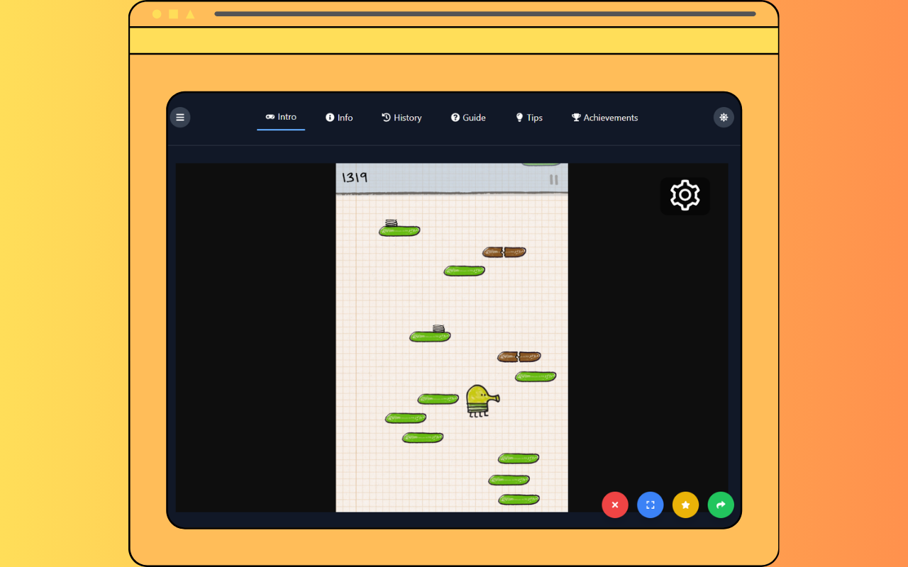 Doodle Jump Unblocked Game chrome谷歌浏览器插件_扩展第3张截图