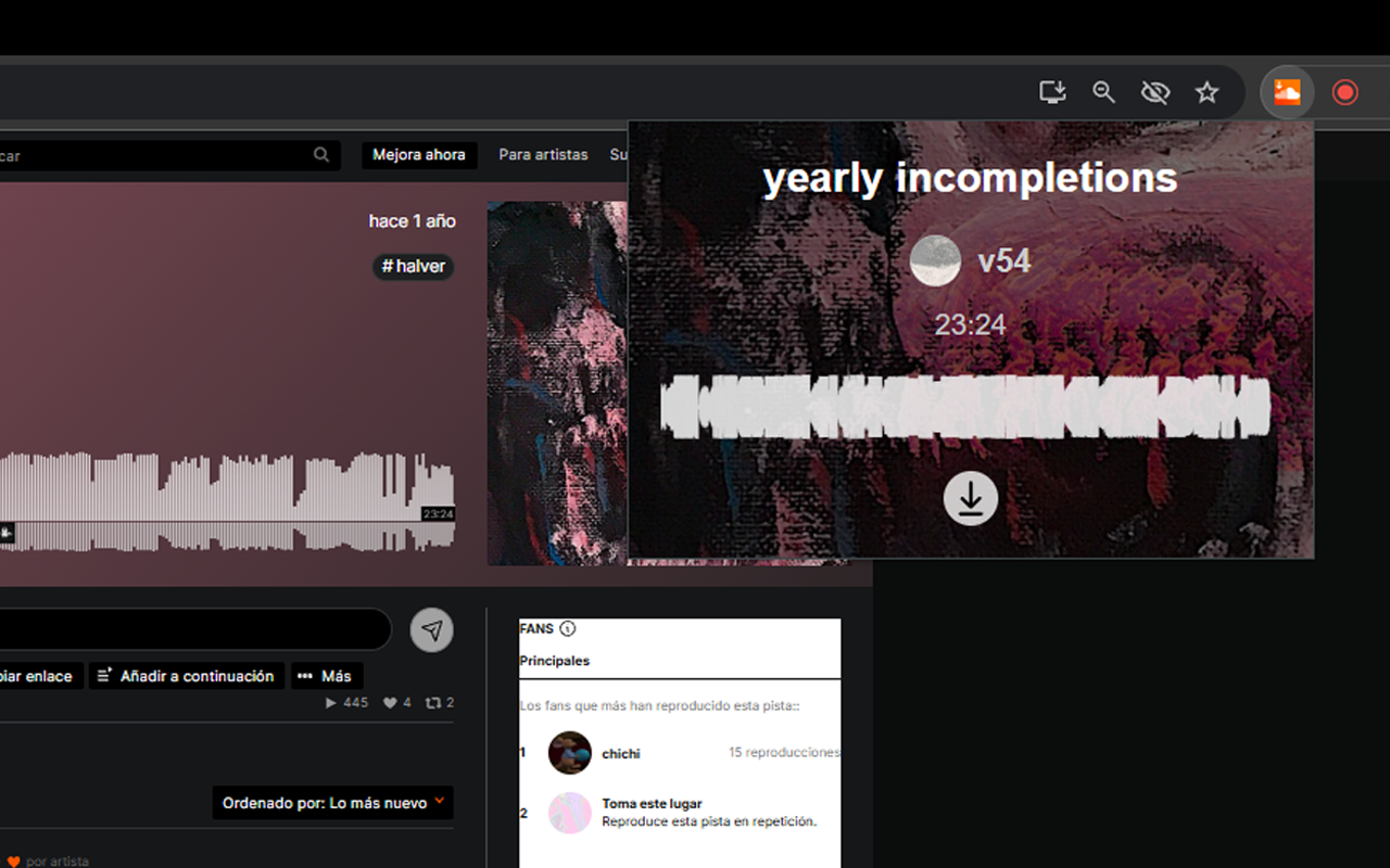SoundCloud Track Downloader chrome谷歌浏览器插件_扩展第2张截图
