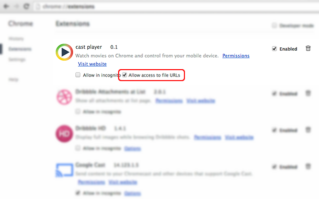 cast player chrome谷歌浏览器插件_扩展第3张截图
