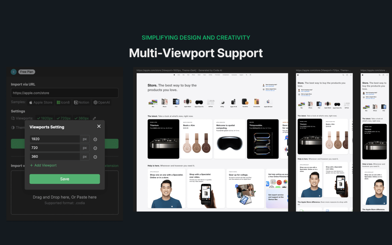 Codia AI Web2Figma: Import Web to Editable Figma chrome谷歌浏览器插件_扩展第2张截图