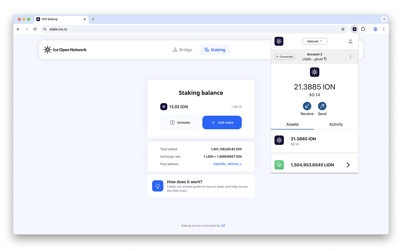 ION Wallet chrome谷歌浏览器插件_扩展第1张截图