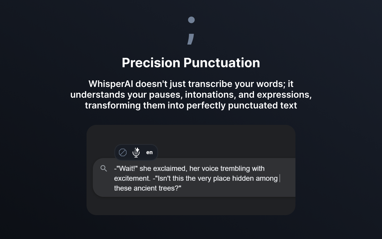 WhisperAI - AI driven Speech-to-text chrome谷歌浏览器插件_扩展第1张截图