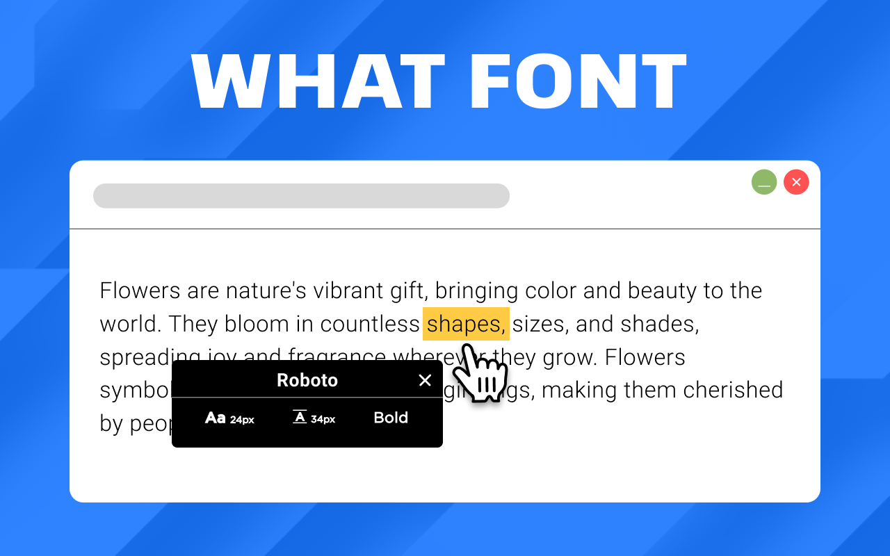 什么字体 chrome谷歌浏览器插件_扩展第1张截图