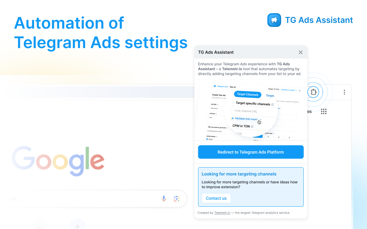 TG Ads Assistant chrome谷歌浏览器插件_扩展第2张截图