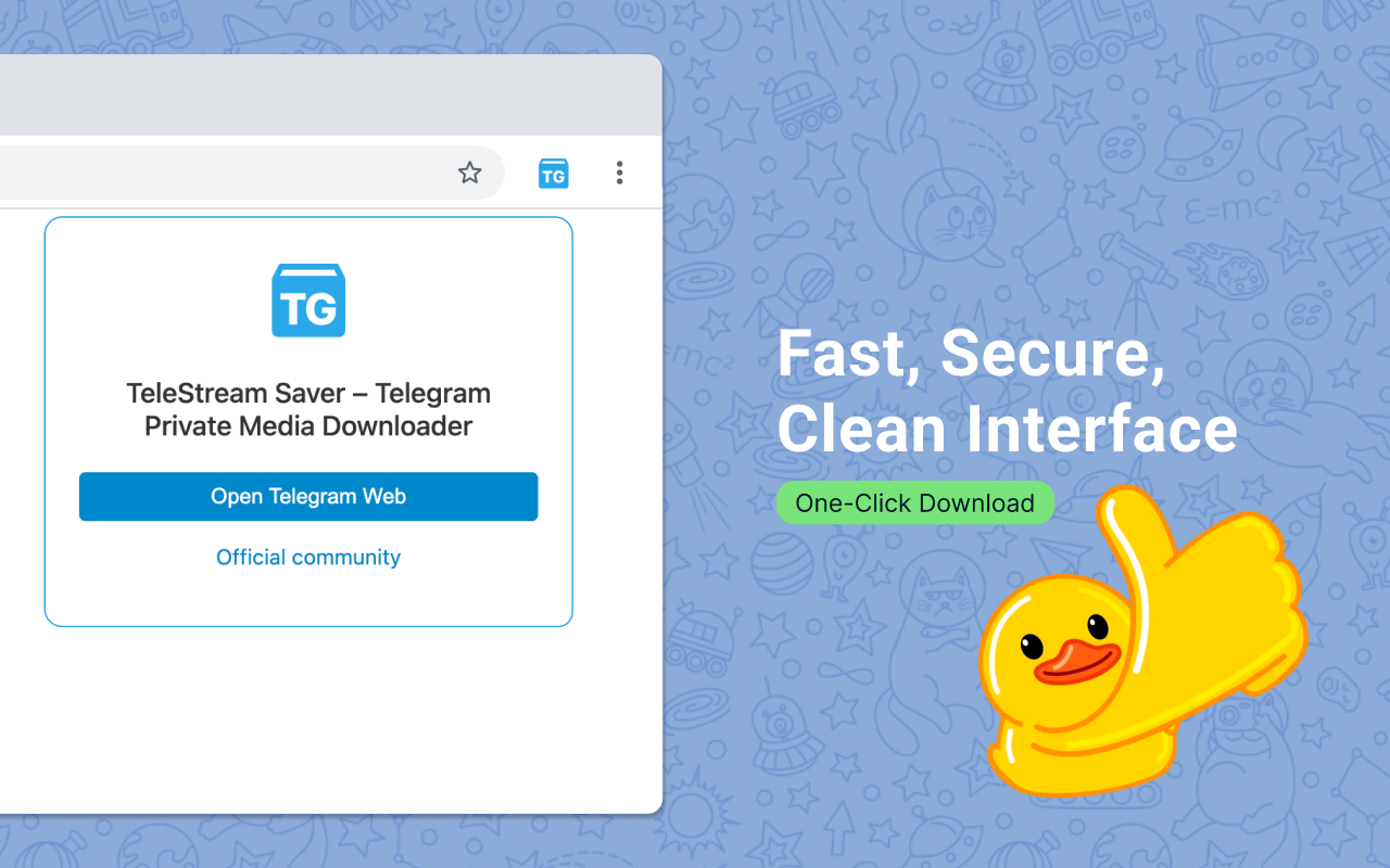 TeleStream Saver – Telegram Private Media Downloader chrome谷歌浏览器插件_扩展第2张截图