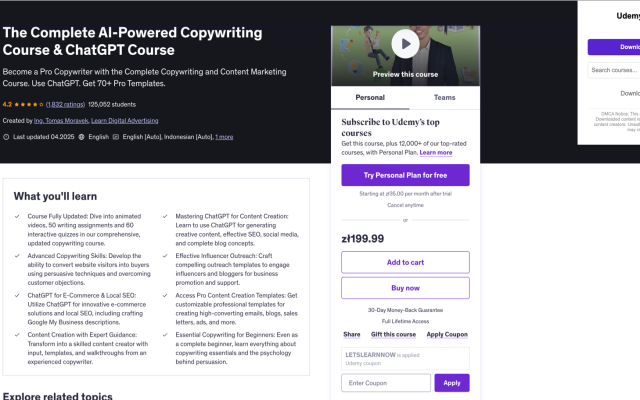 Udemy Downloader - Chrome Extension chrome谷歌浏览器插件_扩展第2张截图