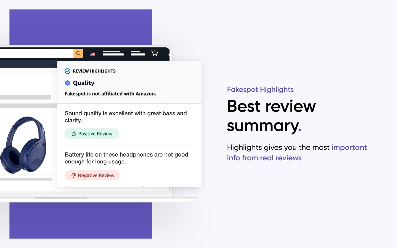 Fakespot Fake Amazon Reviews and eBay Sellers chrome谷歌浏览器插件_扩展第1张截图