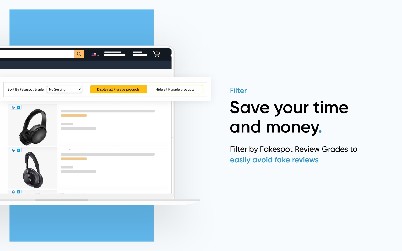 Fakespot Fake Amazon Reviews and eBay Sellers chrome谷歌浏览器插件_扩展第3张截图
