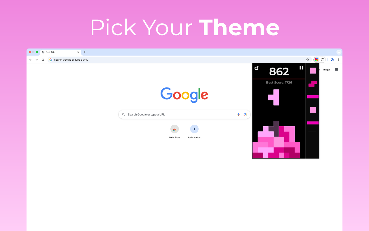 Trixel - 俄罗斯方块堆叠器 chrome谷歌浏览器插件_扩展第5张截图