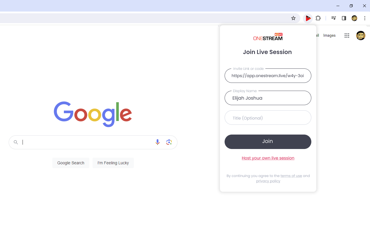 OneStream Live Studio chrome谷歌浏览器插件_扩展第4张截图