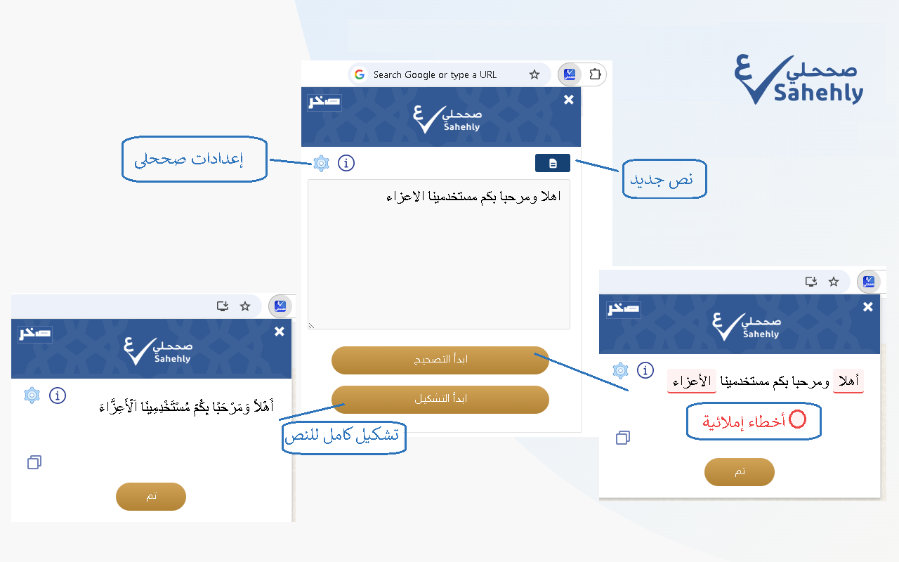 Sahehly صححلي chrome谷歌浏览器插件_扩展第4张截图