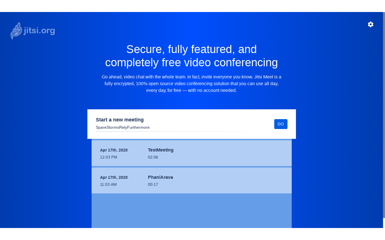 Jitsi Meetings chrome谷歌浏览器插件_扩展第1张截图