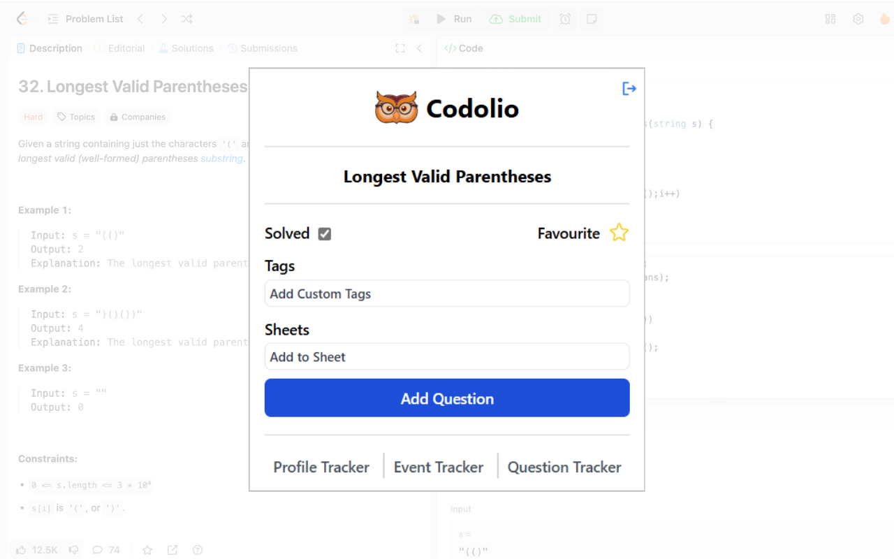 Codolio chrome谷歌浏览器插件_扩展第1张截图