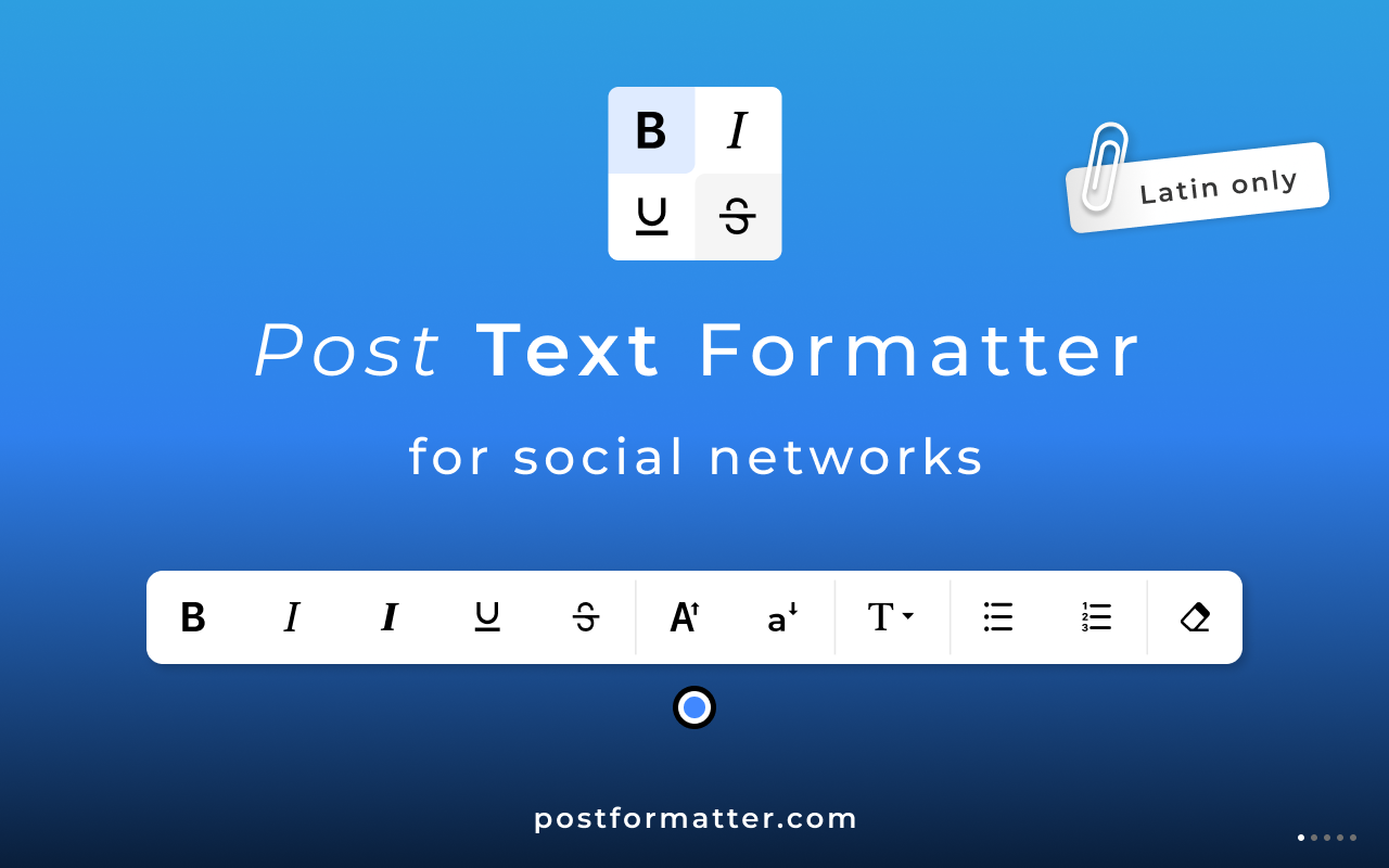 Post Text Formatter: LinkedIn Bold Text & More Styles chrome谷歌浏览器插件_扩展第2张截图