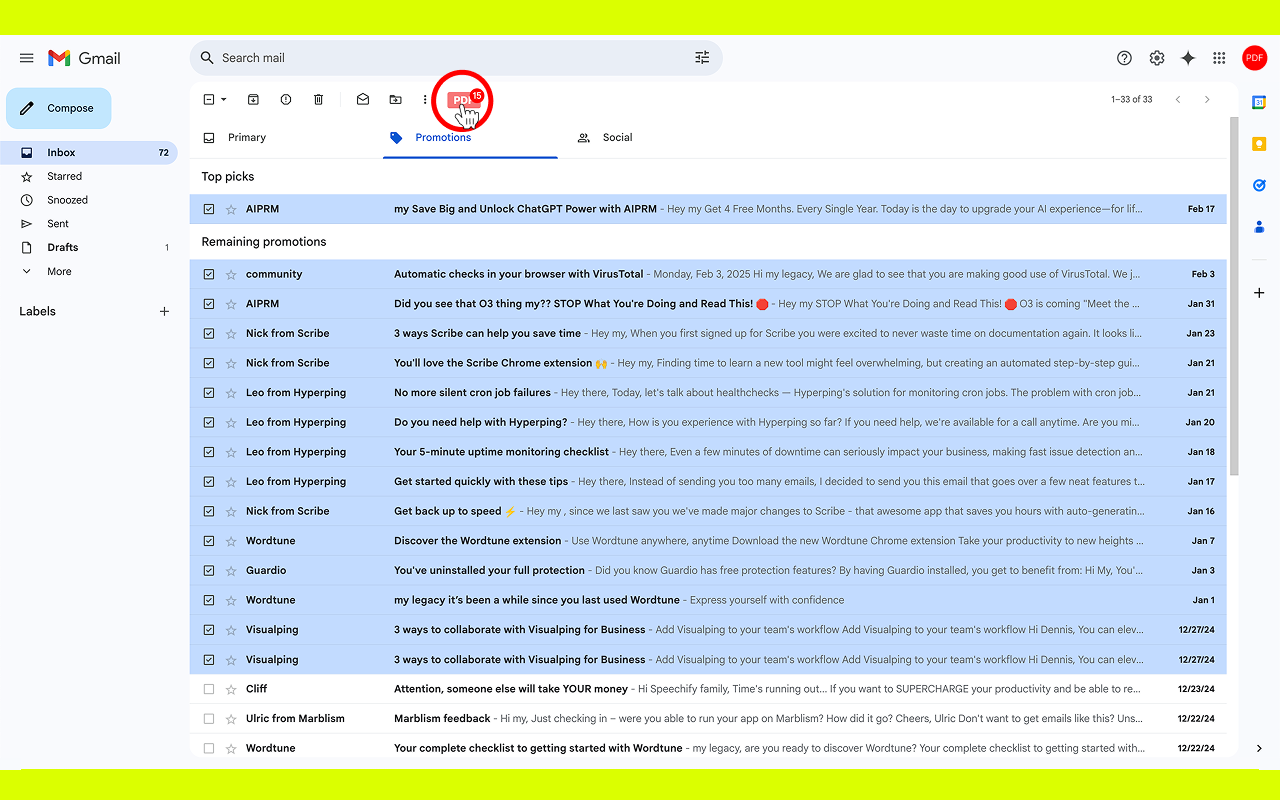 将Gmail中的邮件保存为PDF chrome谷歌浏览器插件_扩展第2张截图