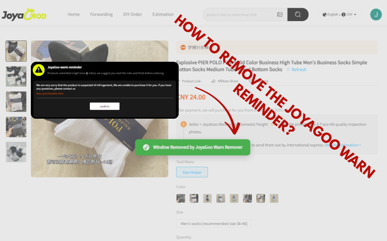 JoyaGoo Warn Reminder Remover chrome谷歌浏览器插件_扩展第1张截图