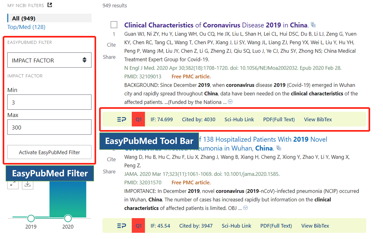 EasyPubMedicine chrome谷歌浏览器插件_扩展第4张截图