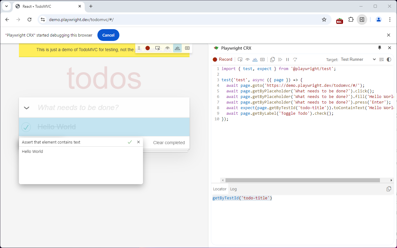 Playwright CRX chrome谷歌浏览器插件_扩展第1张截图