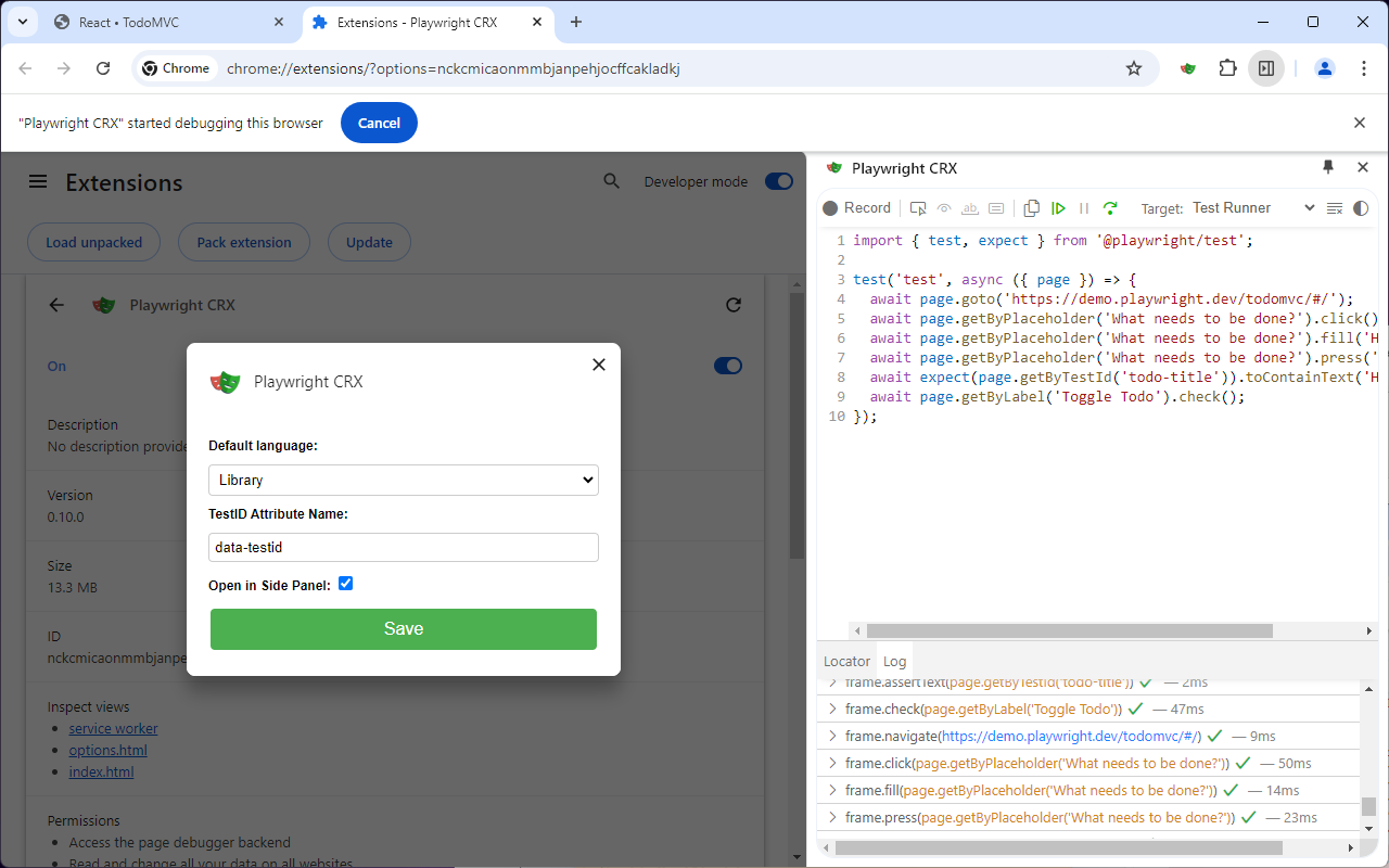 Playwright CRX chrome谷歌浏览器插件_扩展第4张截图