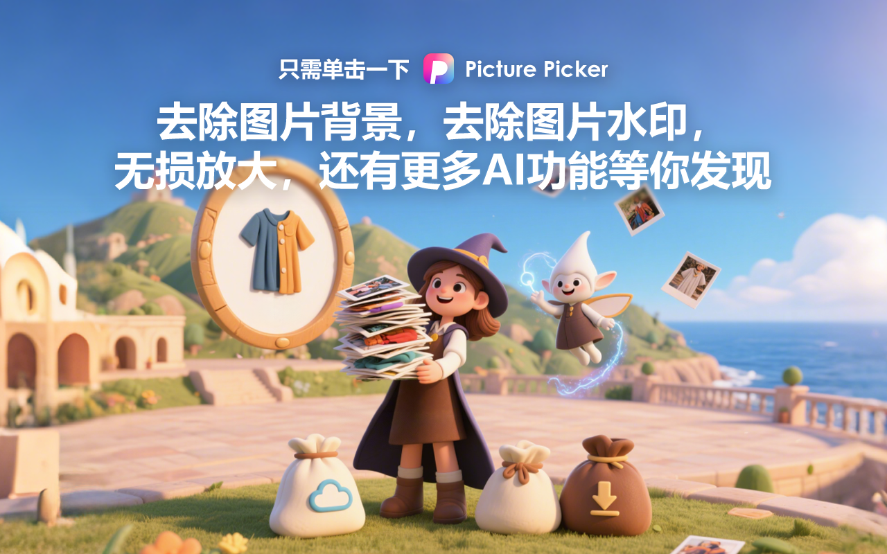 PicturePicker.AI – AI图片工具：批量图片下载采集、生成、修改、分享、整理存储 chrome谷歌浏览器插件_扩展第5张截图