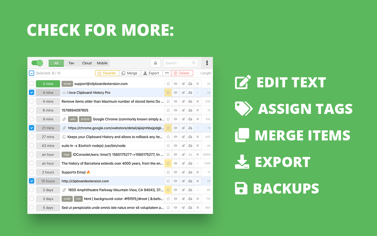 Clipboard Manager and Text Expander - Clipboard History Pro chrome谷歌浏览器插件_扩展第2张截图