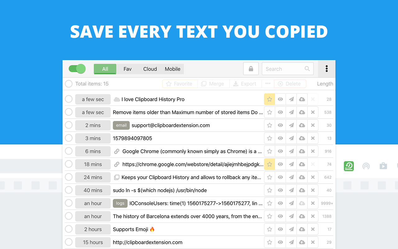 Clipboard Manager and Text Expander - Clipboard History Pro chrome谷歌浏览器插件_扩展第4张截图
