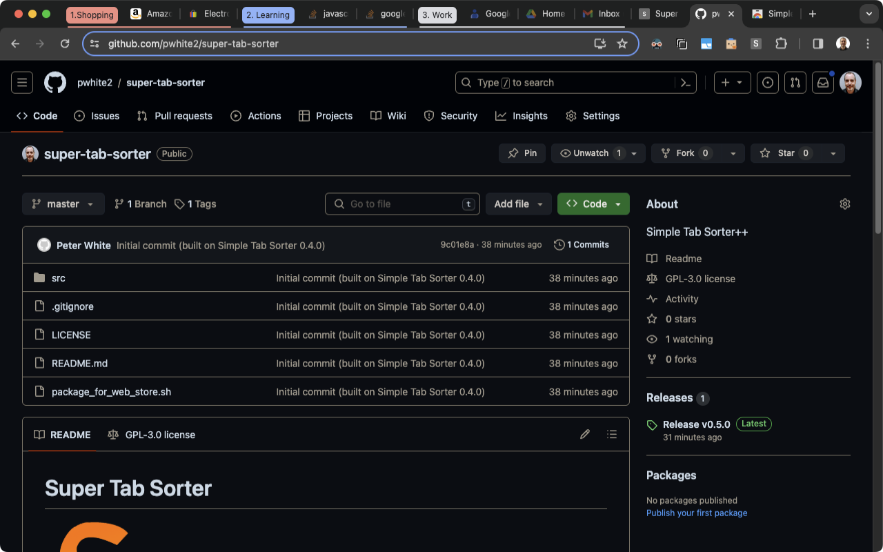Super Tab Sorter chrome谷歌浏览器插件_扩展第3张截图