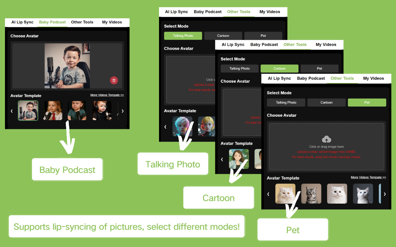AI口型同步视频生成器 - LipSync chrome谷歌浏览器插件_扩展第1张截图