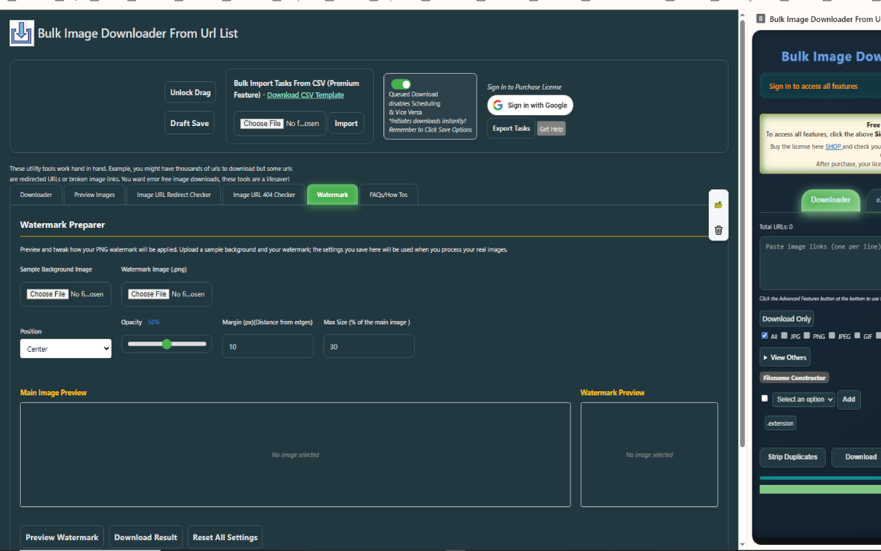 Bulk Image Downloader From Url List chrome谷歌浏览器插件_扩展第2张截图