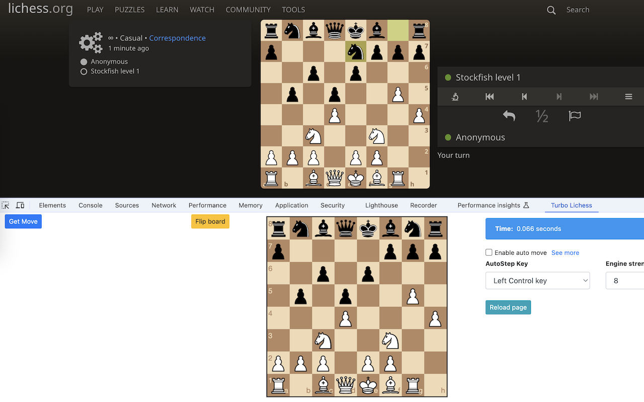 Turbo Lichess AI - 最佳走棋查找器 chrome谷歌浏览器插件_扩展第2张截图