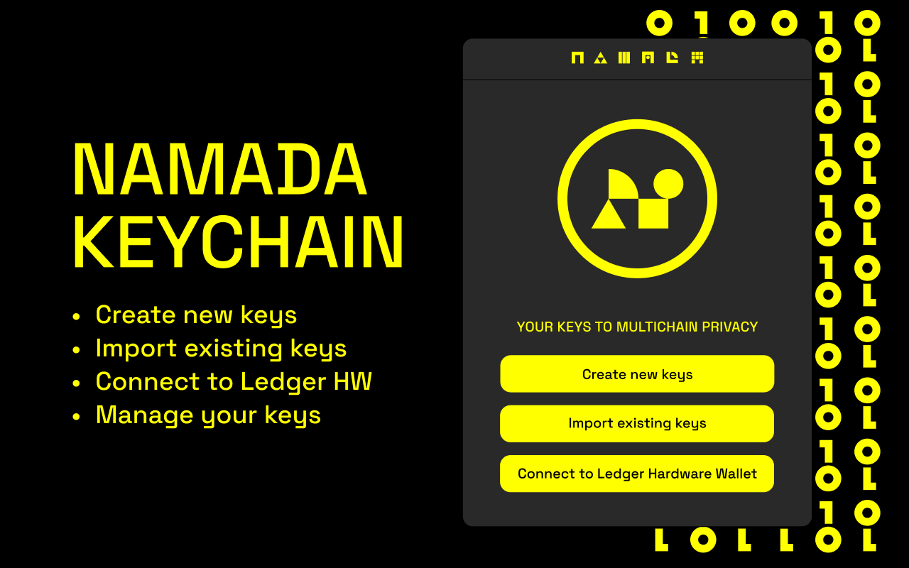 Namada Keychain chrome谷歌浏览器插件_扩展第2张截图