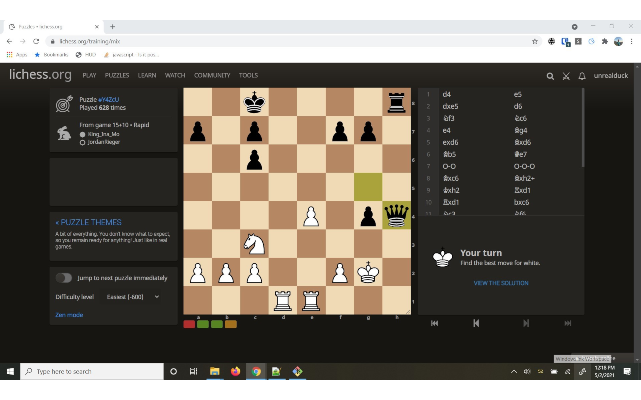 Lichess Unrated chrome谷歌浏览器插件_扩展第4张截图