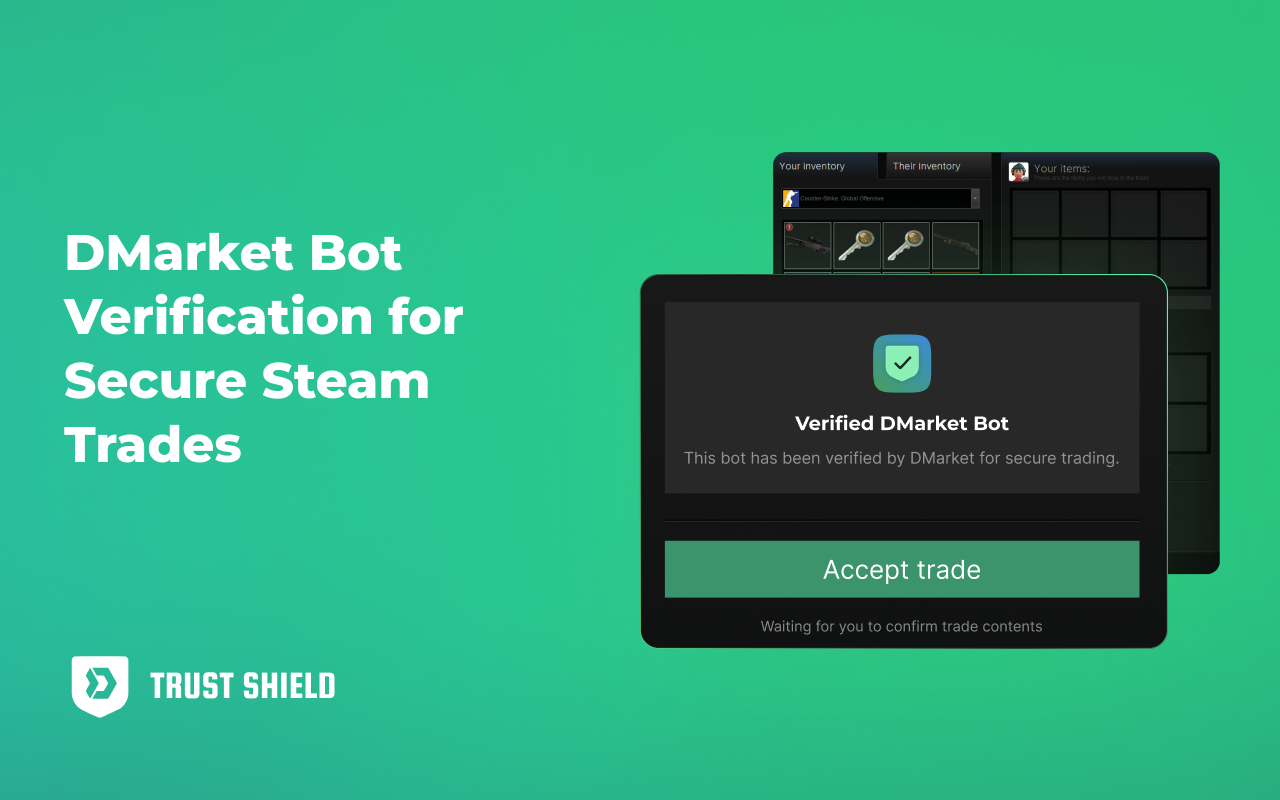 DMarket Trust Shield BETA chrome谷歌浏览器插件_扩展第1张截图