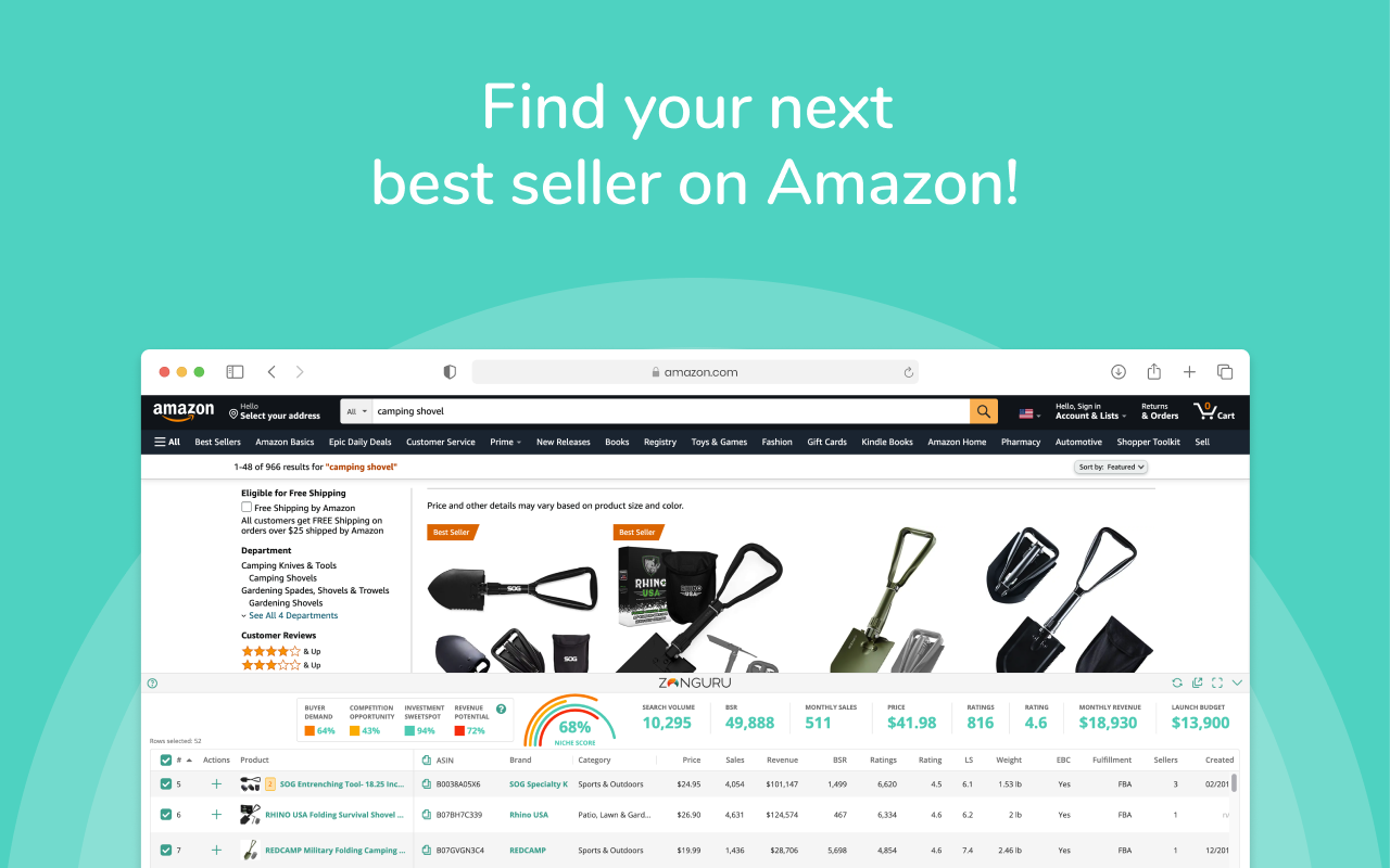 ZonGuru chrome谷歌浏览器插件_扩展第2张截图