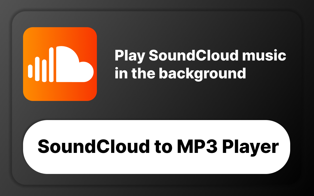 SoundCloud to MP3 Player chrome谷歌浏览器插件_扩展第1张截图