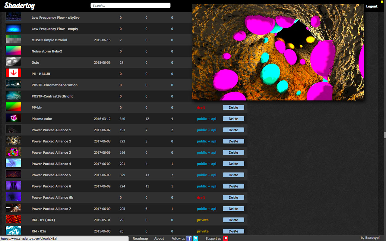 Shadertoy unofficial plugin. chrome谷歌浏览器插件_扩展第4张截图